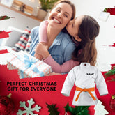 Podagree Personalized Name Karate Ornaments for Christmas Tree, Custom Wood Karate Christmas Ornament for Xmas 2023 Karate Gift for Karate Sensei Instructor Wood Ornaments Hanging Decoration (KRT1)